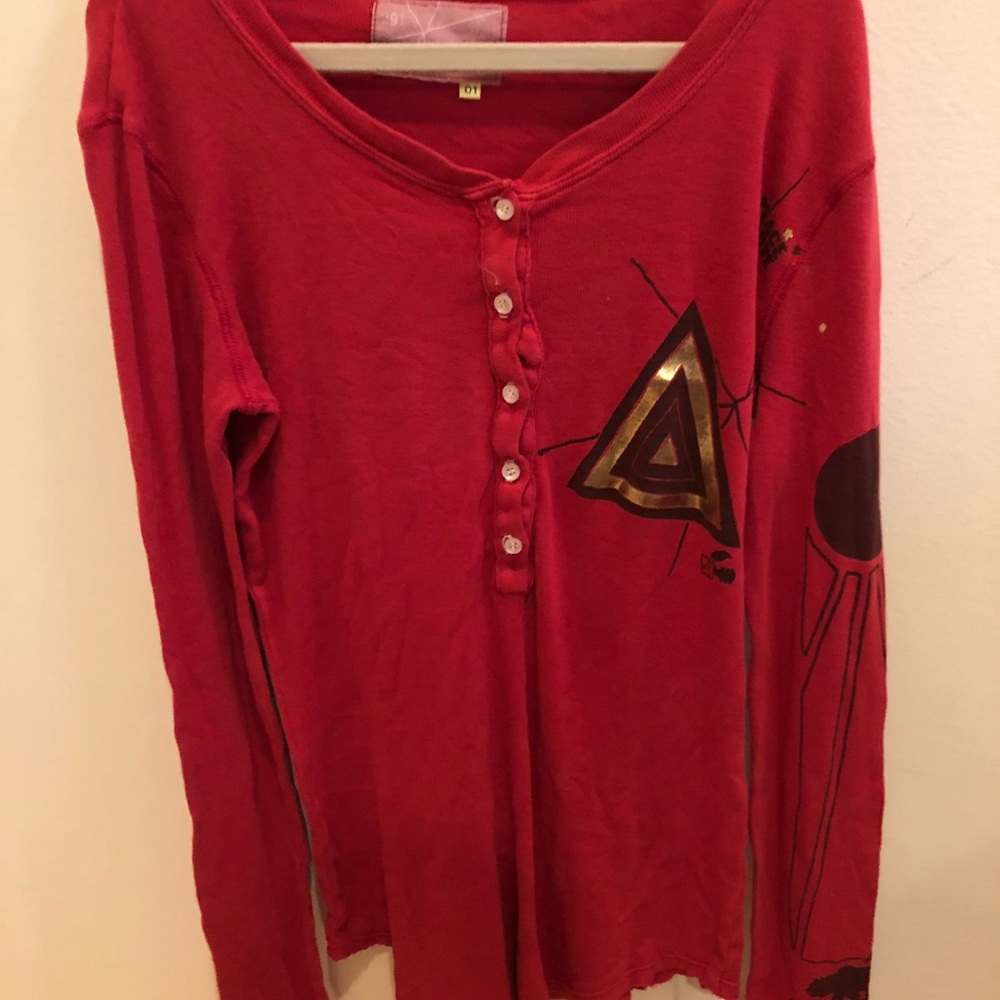 291 Venice Longsleeve Red shirt